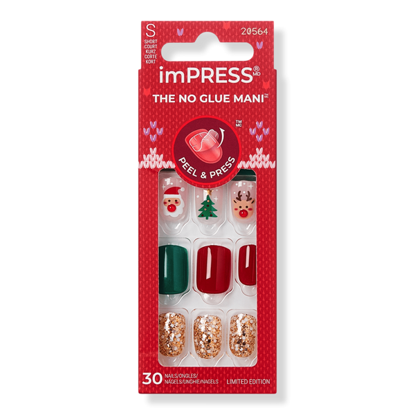 Kiss imPRESS Design Holiday Press On Nails #1