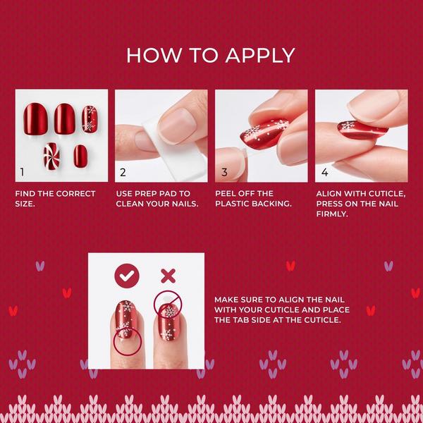 Kiss imPRESS Design Holiday Press On Nails #6