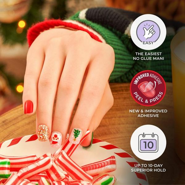 Kiss imPRESS Design Holiday Press On Nails #7