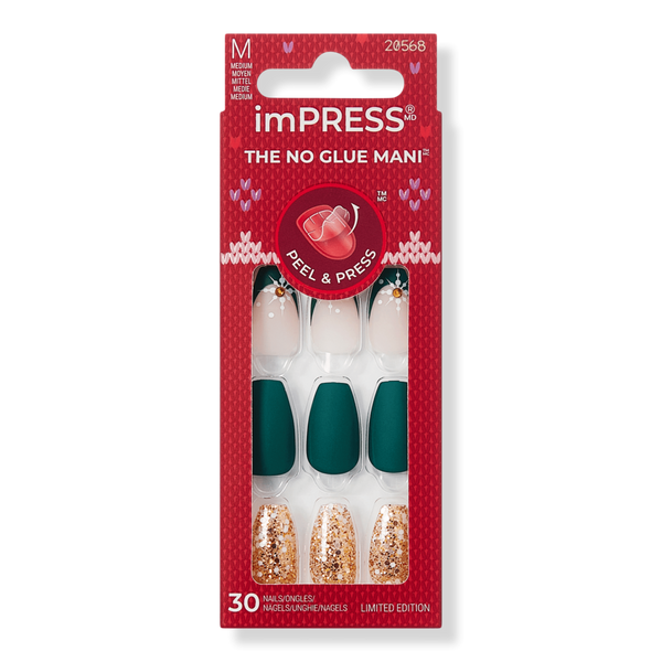 Kiss imPRESS Design Holiday Press On Nails #1