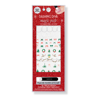 Dashing Diva Magic Pick Nail Stickers, Heartwarming Embellishments