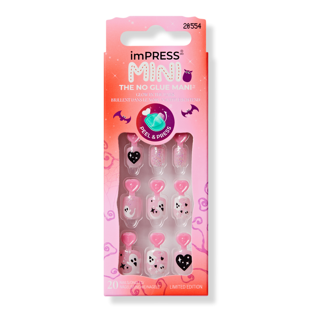 Kiss Impress Mini Halloween Press On Nails - Amazed