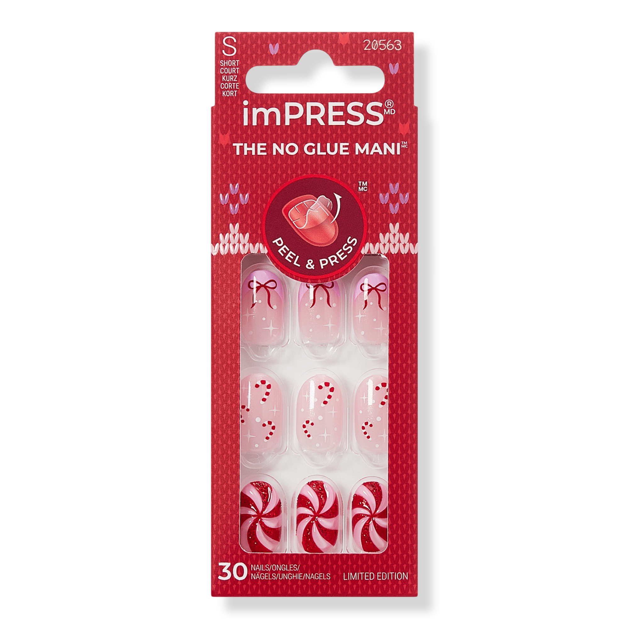 Kiss imPRESS Design Holiday Press On Nails #1