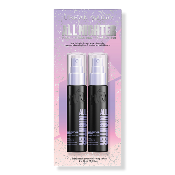 Urban Decay Cosmetics Mini All Nighter Setting Spray Travel Duo Holiday Gift Set #1