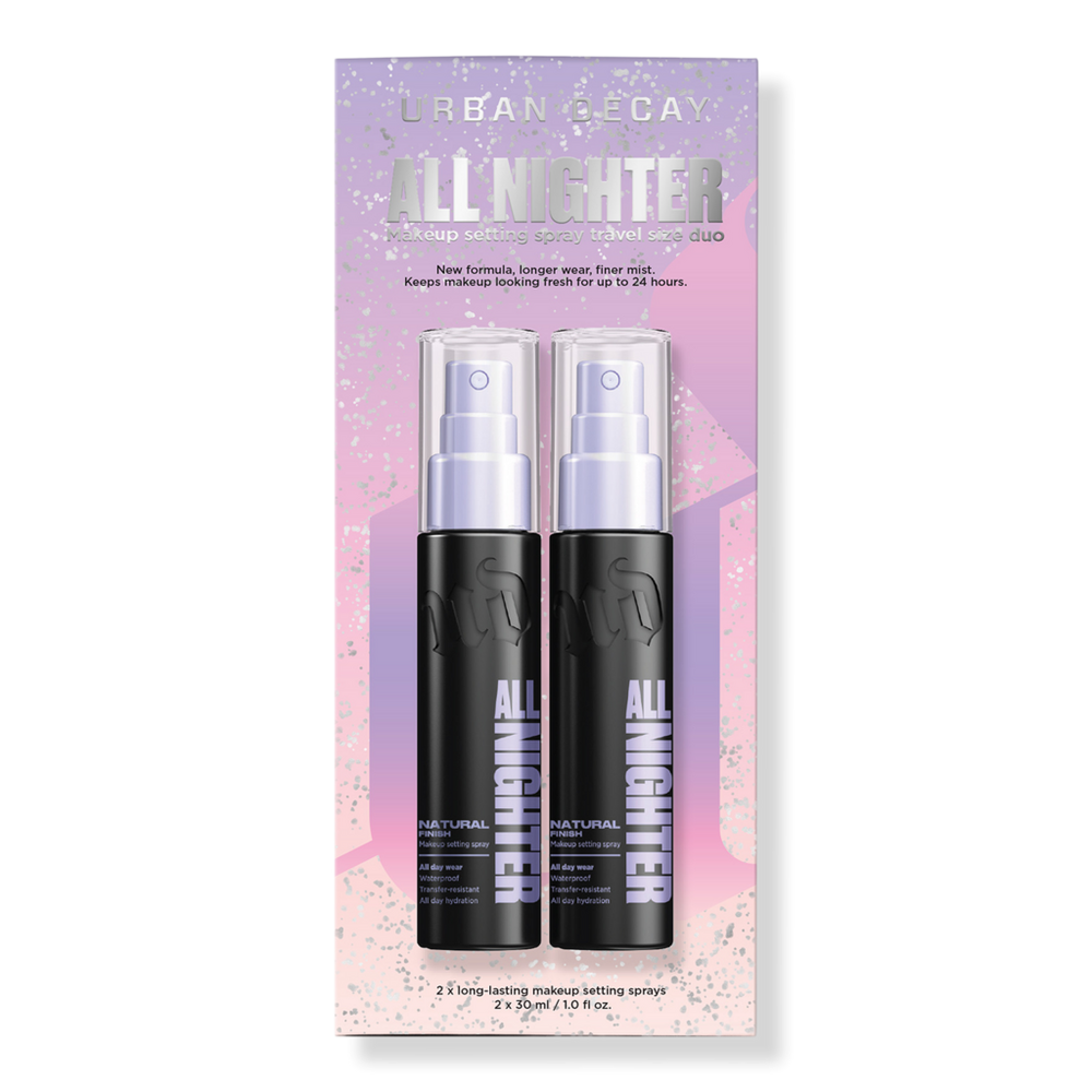 Urban Decay Mini All Nighter Setting Spray Travel Duo Holiday Gift Set