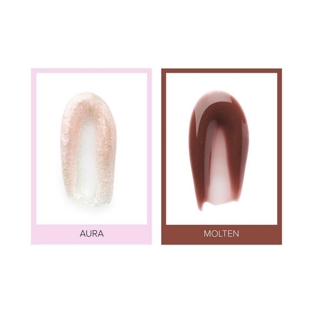 High Shine Mini Lip Gloss Duo - Aura + Molten