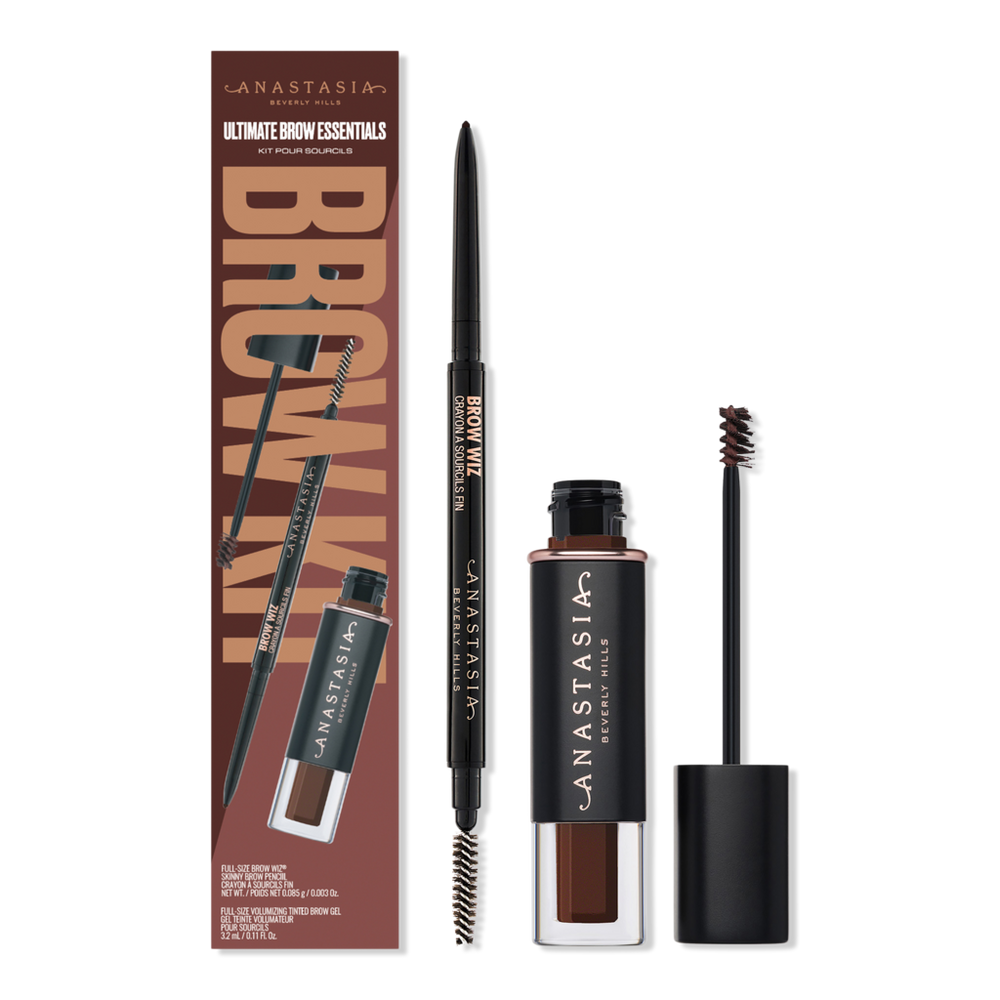 Anastasia Beverly Hills Ultimate Brow Essentials Kit - Dark Brown In Brown