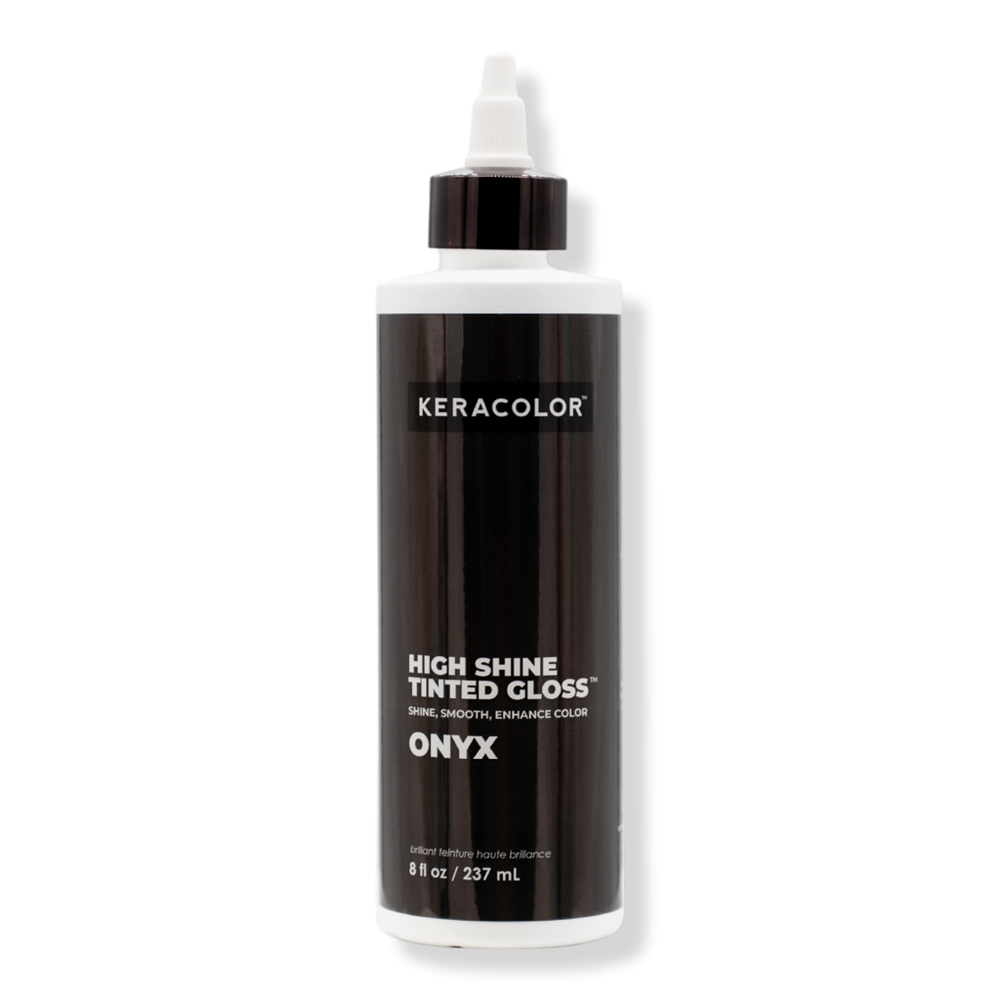 Keracolor High Shine Tinted Gloss - Onyx In Black