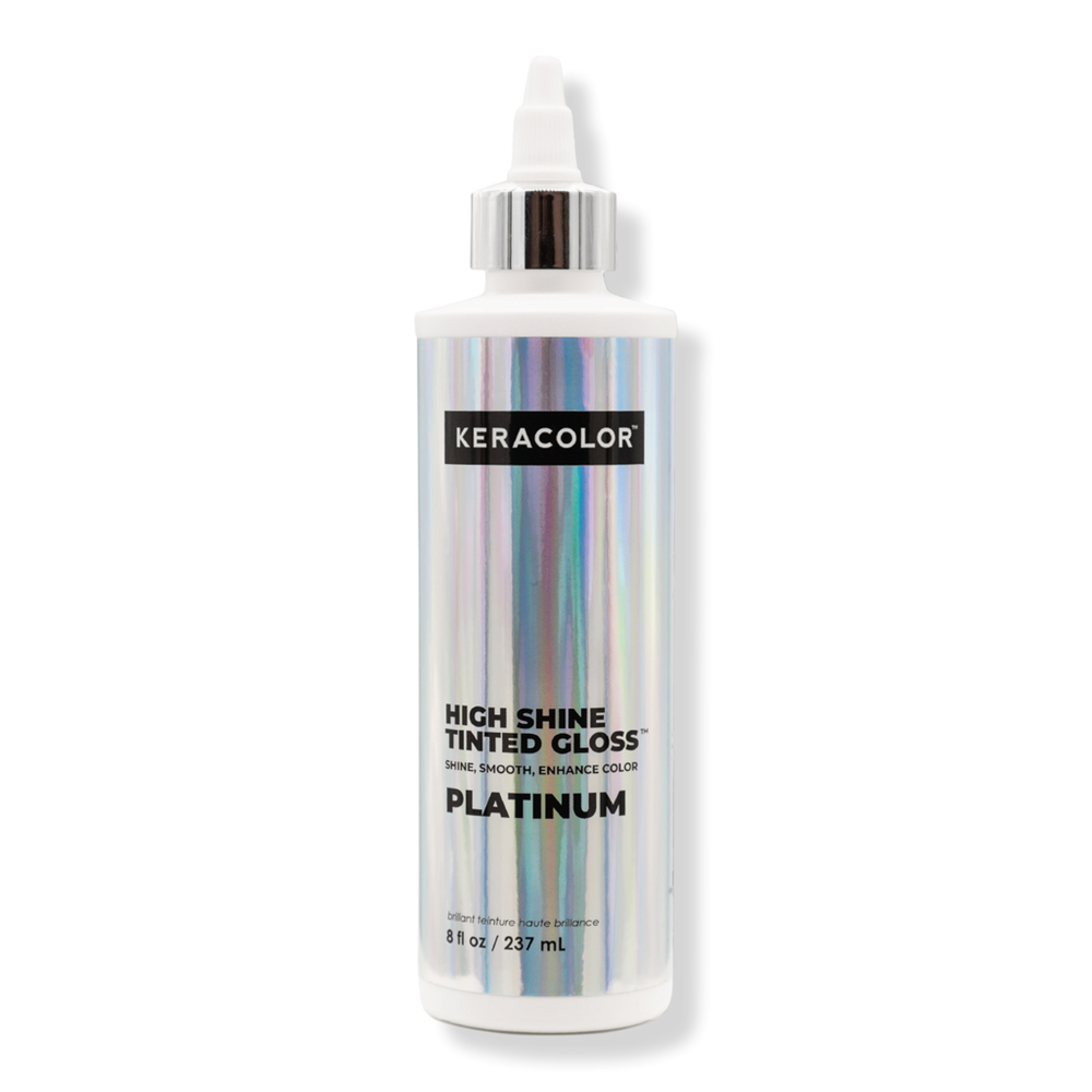 Keracolor High Shine Tinted Gloss - Platinum In Silver