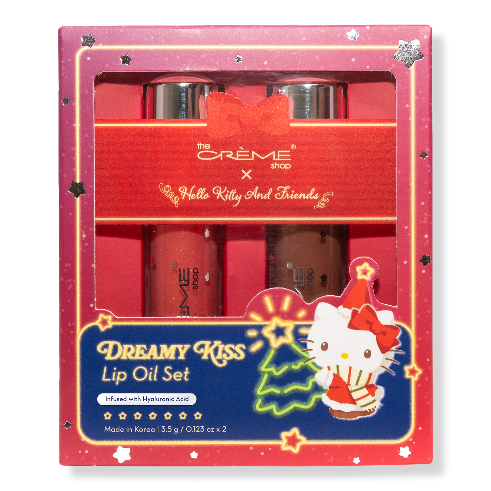 The Crème Shop Hello Kitty 2 Piece Lip Oil Set #1