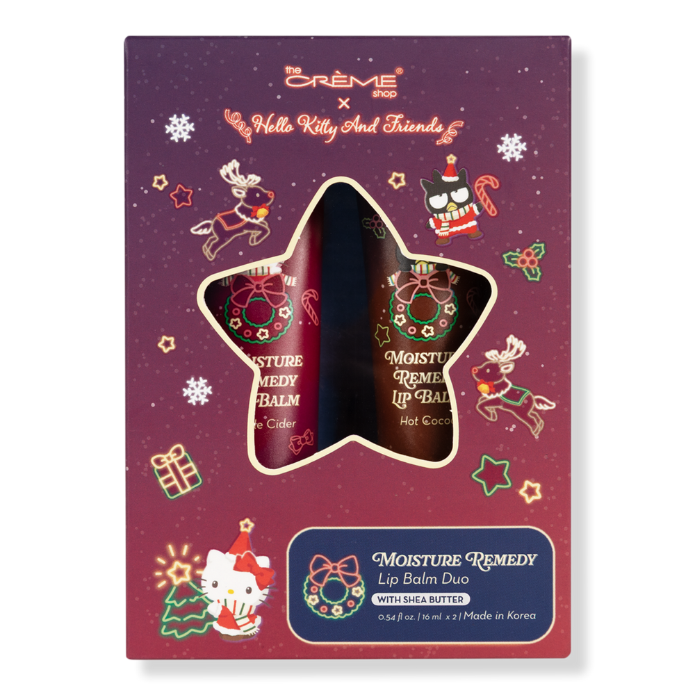 The Creme Shop Sanrio Moisturizing Remedy Lip Balm Duo