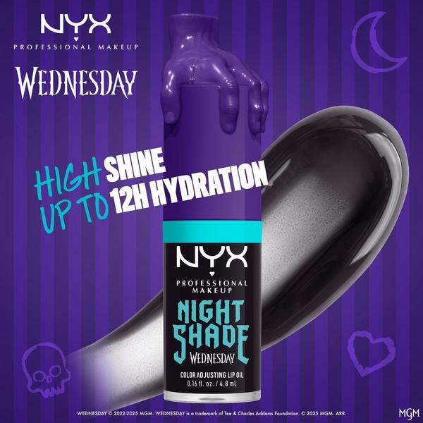 NYX Professional Makeup Limited Edition Wednesday Mystery PH Lip Oil #7