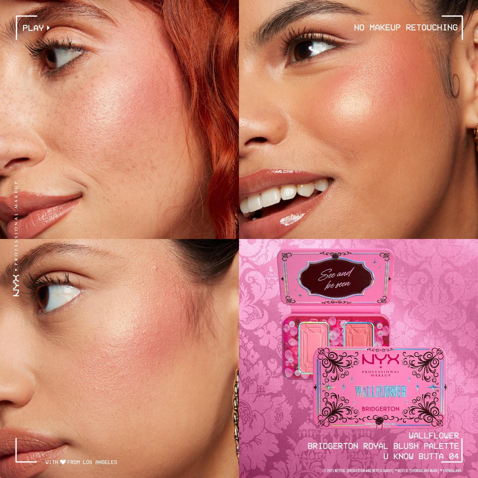 Limited Edition Bridgerton Buttermelt Royal Blush Duo Palette - Wallflower