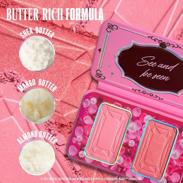 NYX Professional Makeup Limited Edition Bridgerton Buttermelt Royal Flush Blush Duo Palette #6