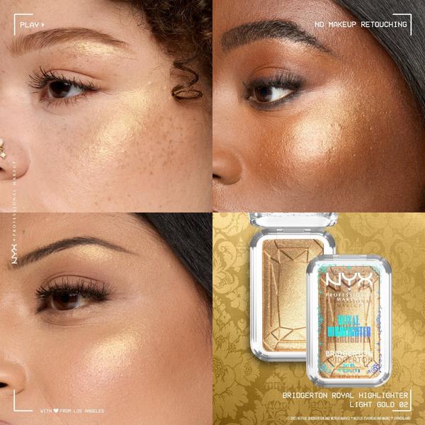 NYX Professional Makeup Limited Edition Bridgerton Royal Buttermelt Highlighter #4
