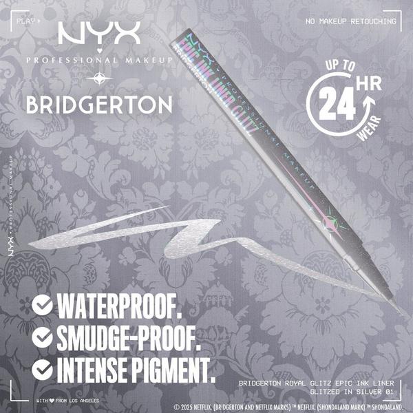 NYX Professional Makeup Limited Edition Bridgerton Royal Epic Ink Liner Glitz #4