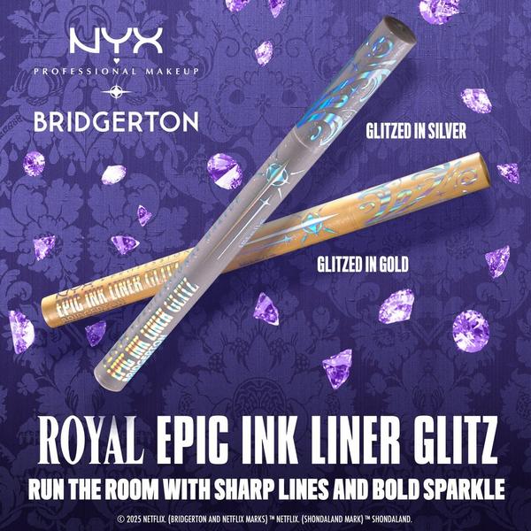 NYX Professional Makeup Limited Edition Bridgerton Royal Epic Ink Liner Glitz #7
