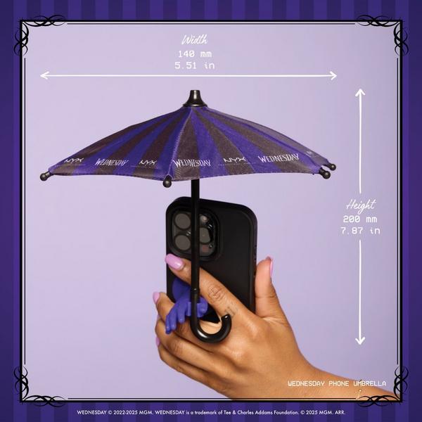 NYX Professional Makeup Limited Edition Wednesday Phone Umbrella #3
