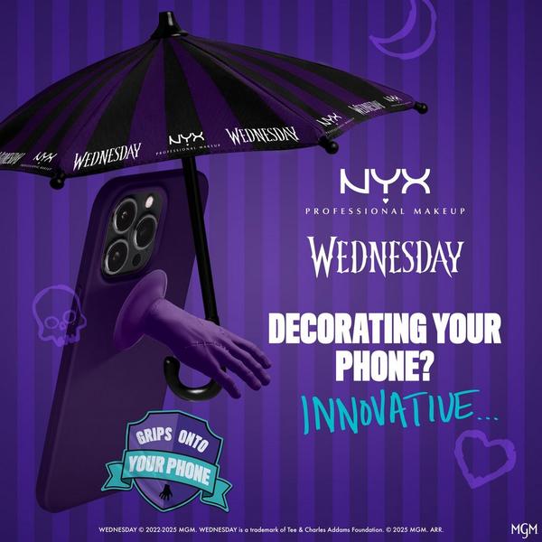 NYX Professional Makeup Limited Edition Wednesday Phone Umbrella #4