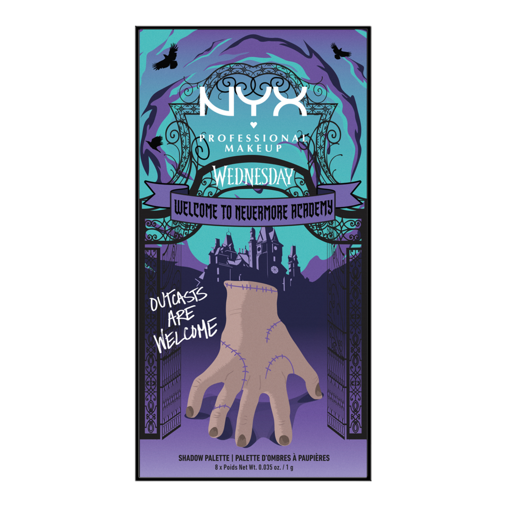 Limited Edition Wednesday The Nevermore Academy Shadow Palette