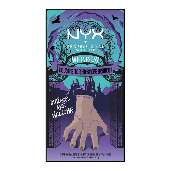 NYX Professional Makeup Limited Edition Wednesday The Nevermore Academy Shadow Palette #3