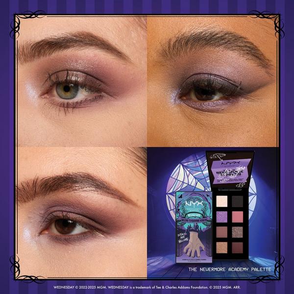 NYX Professional Makeup Limited Edition Wednesday The Nevermore Academy Shadow Palette #5
