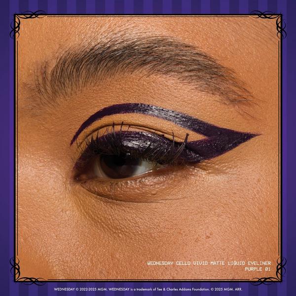 NYX Professional Makeup Limited Edition Wednesday Cello Vivid Matte Liquid Eyeliner #5