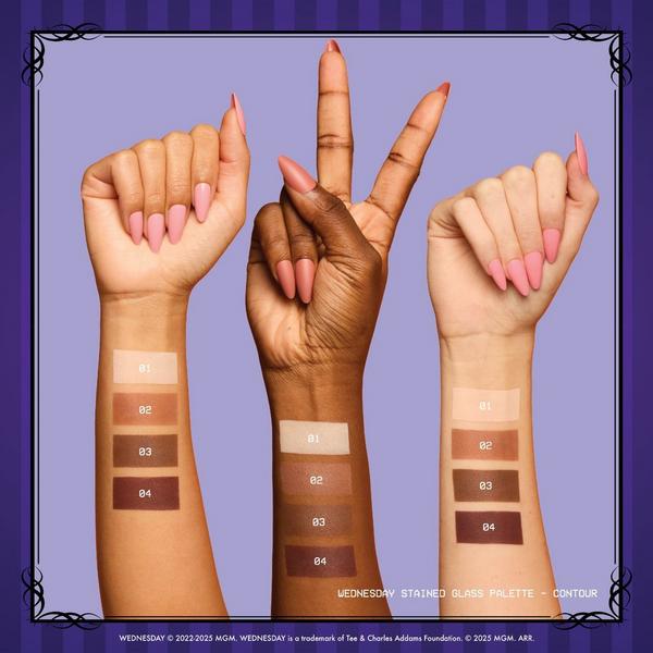 NYX Professional Makeup Limited Edition Wednesday Stained Glass Contour Palette #4