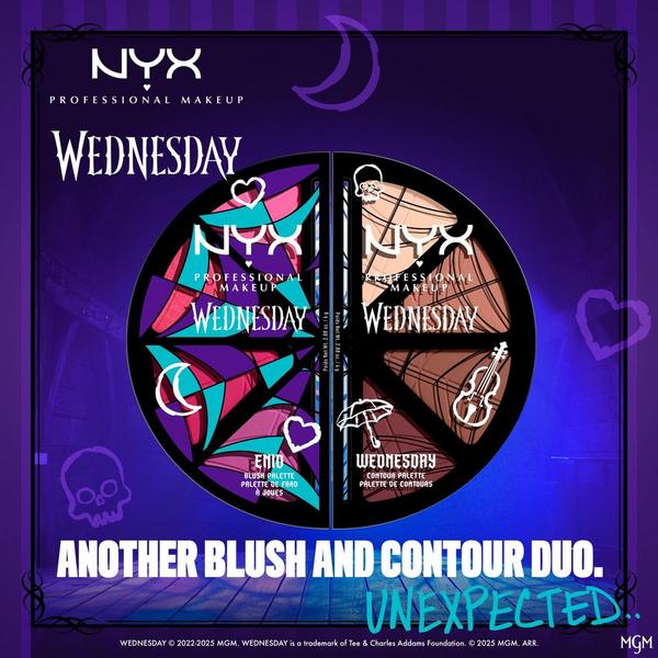 NYX Professional Makeup Limited Edition Wednesday Stained Glass Contour Palette #7