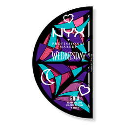 NYX Professional Makeup Limited Edition Wednesday Stained Glass Blush Palette