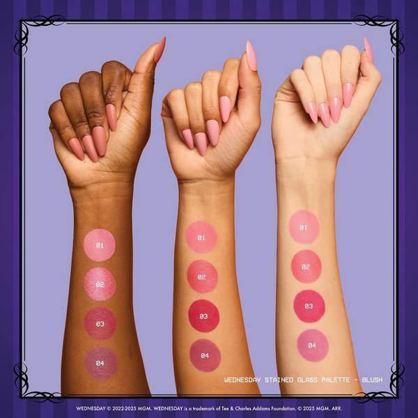 NYX Professional Makeup Limited Edition Wednesday Stained Glass Blush Palette #4