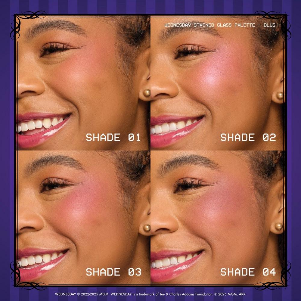 Limited Edition Wednesday Stained Glass Blush Palette