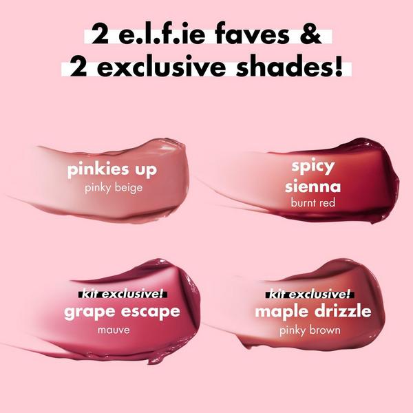 e.l.f. Cosmetics Glossy Lip Stain Shades 4 Days Kit #5