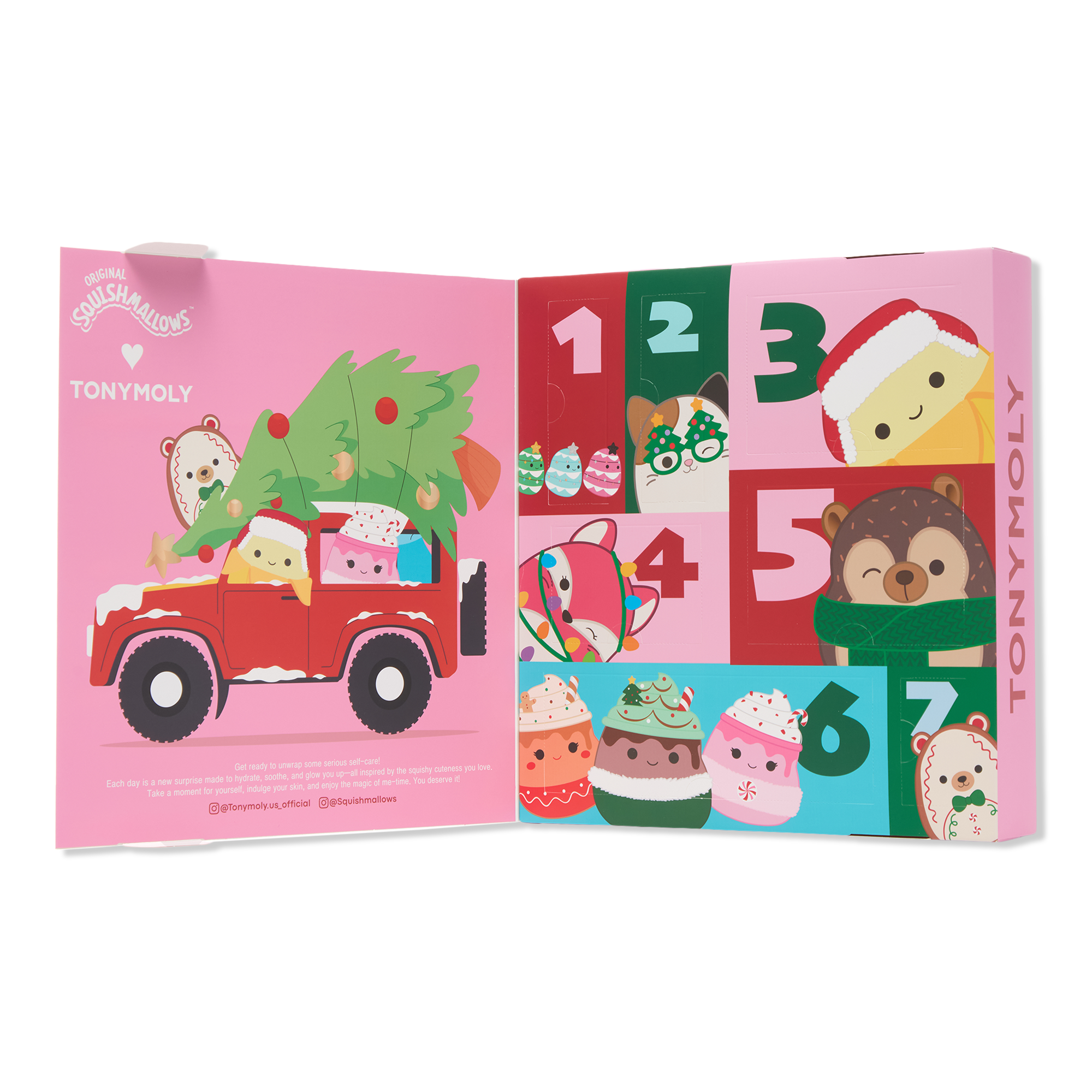 TONYMOLY Squishmallows 7 Day Holiday Advent Calendar #1