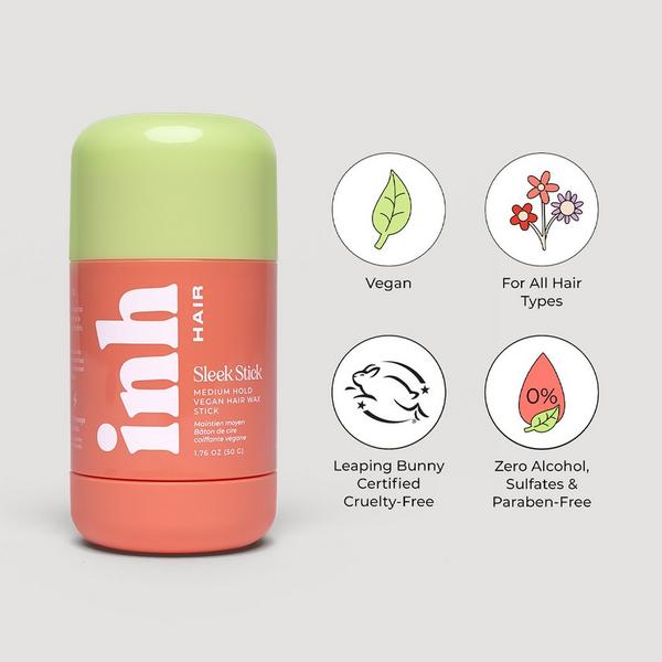 inh HAIR Sleek Stick Medium Hold Vegan Hair Wax Stick #5