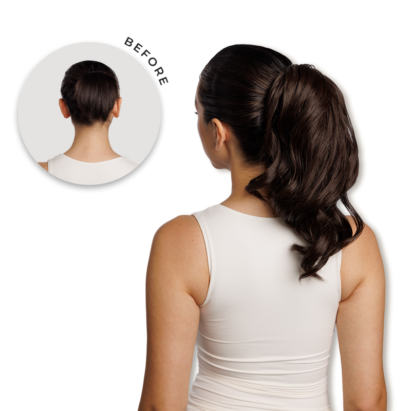 inh HAIR - Dark Brown Emily Ponytail Extension | Ulta Beauty