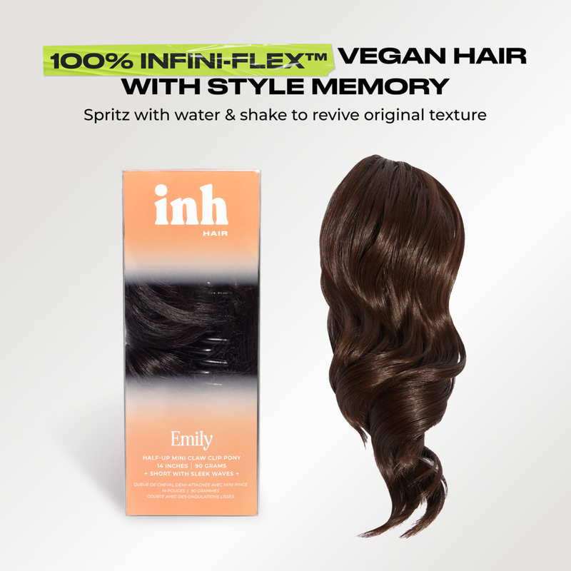 inh HAIR - Dark Brown Emily Ponytail Extension | Ulta Beauty