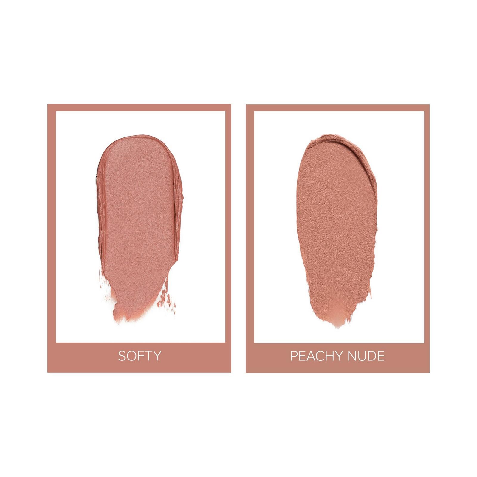 Velvet Lips Mini Lip Velvet Duo - Softy + Peachy Nude