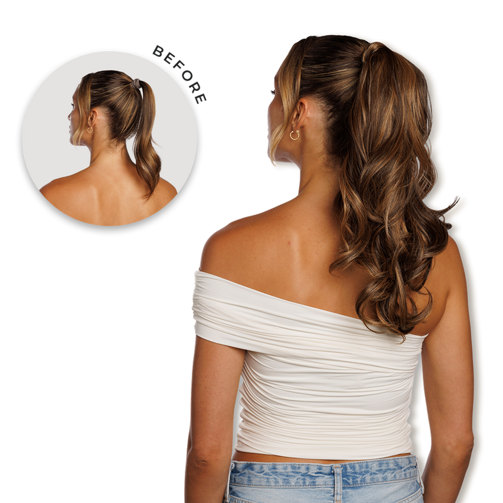 Inh Hair Jordynn Pony - Mocha Melt
