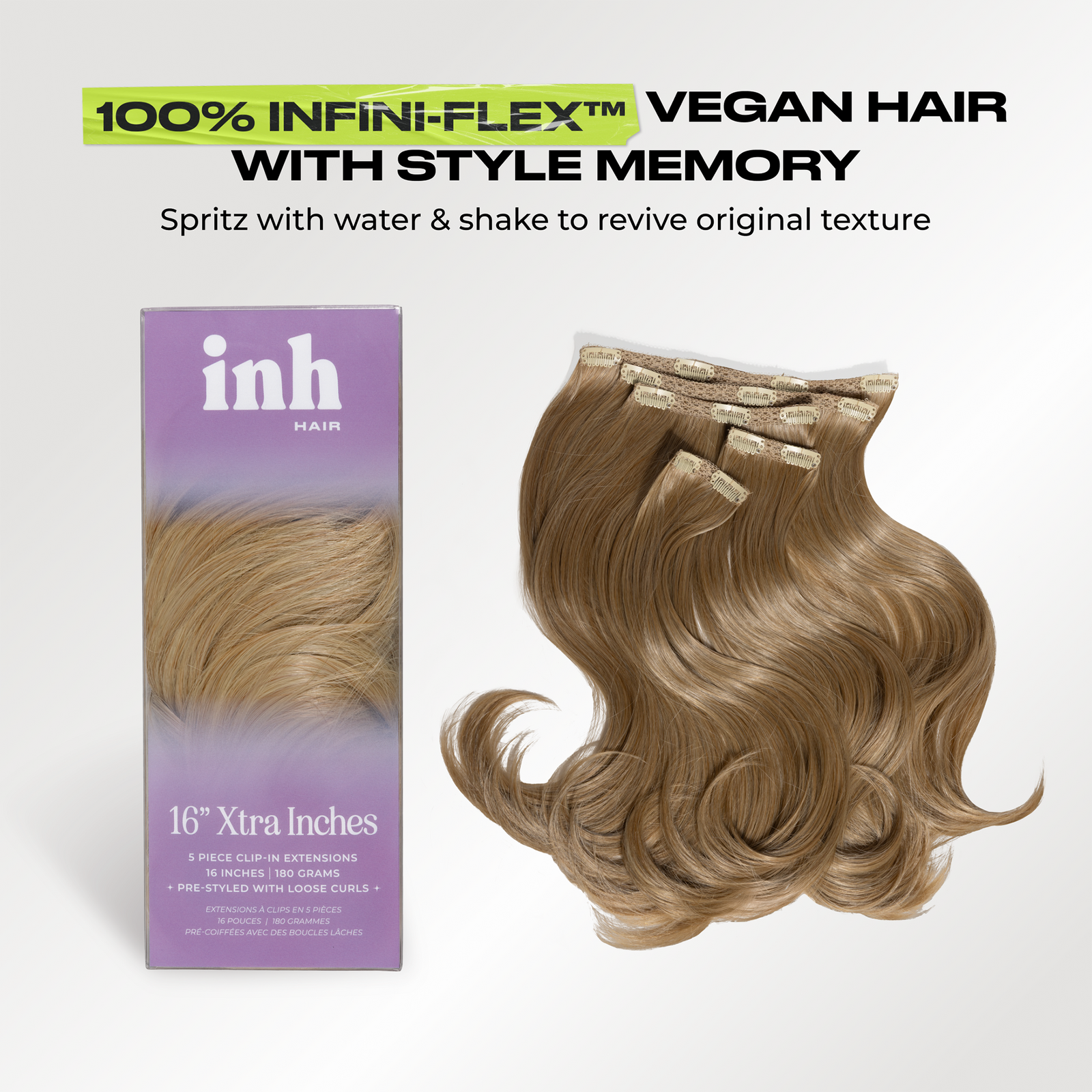 Xtra Inches Clip-in Extensions - Honey