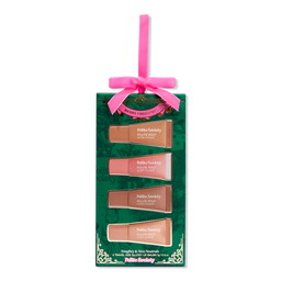 Polite Society Naughty & Nice Neutrals 4 Travel Size Glossy Lip Balms