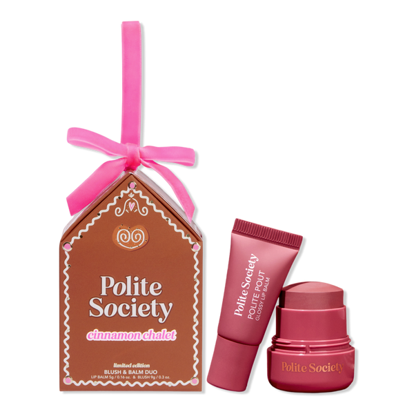 Polite Society Cinnamon Chalet Limited Edition Blush & Balm Duo #1