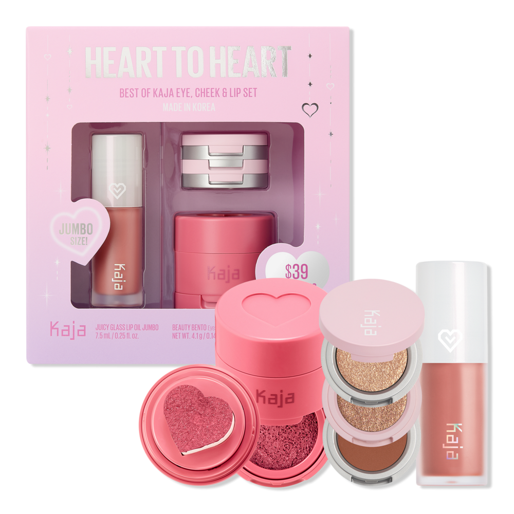 Kaja Heart To Heart - Best Of  Eye, Cheek & Lip Set