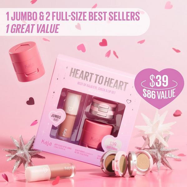 Kaja Heart to Heart - Best of Kaja Eye, Cheek & Lip Set #2