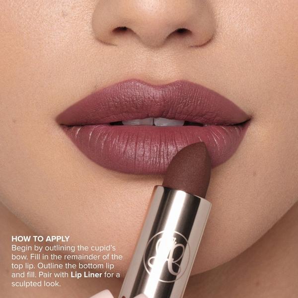Anastasia Beverly Hills Full-Pigment Matte & Satin Velvet Lipstick #6