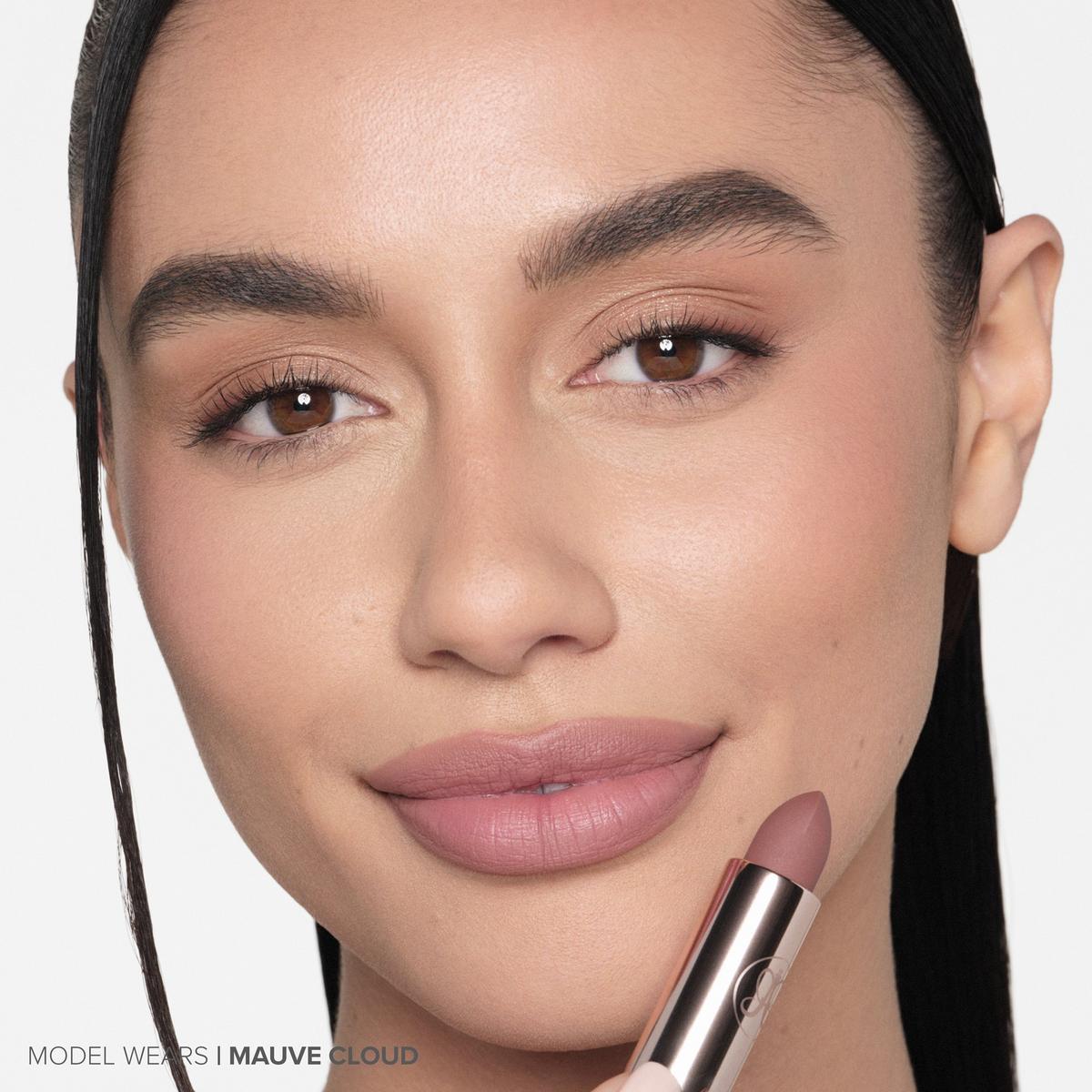 Full-Pigment Matte & Satin Velvet Lipstick - Mauve Cloud