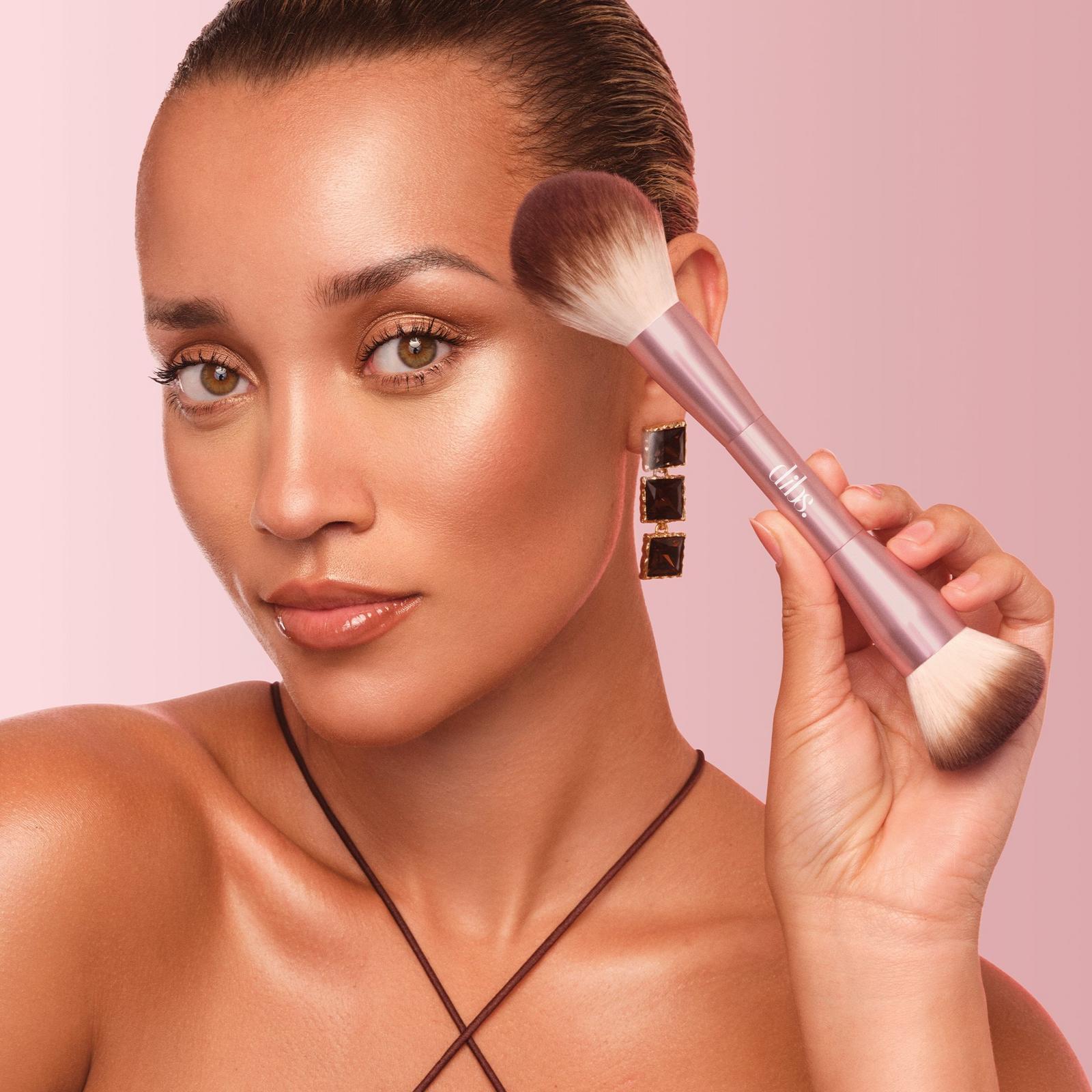 Limited Edition Duo Face Brush For Cream + Powder