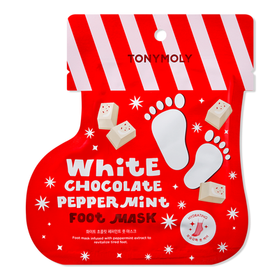 TONYMOLY White Chocolate and Peppermint Hydrating Foot Mask