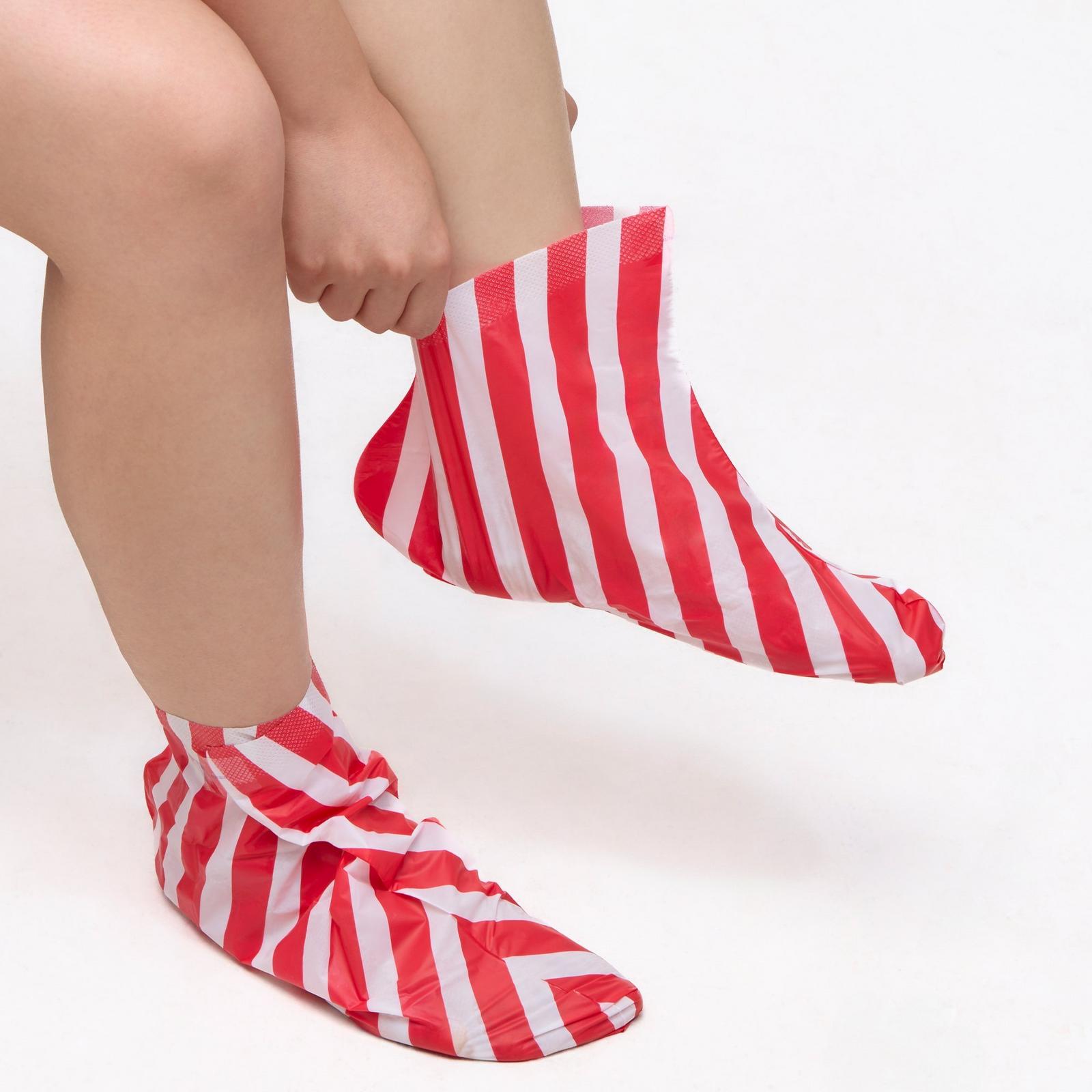 White Chocolate and Peppermint Hydrating Foot Mask