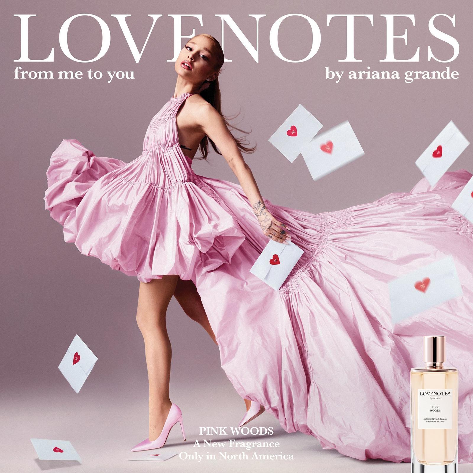 LOVENOTES Pink Woods by Ariana Grande 3-Piece Gift Set